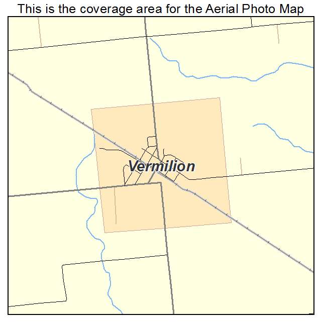 Vermilion, IL location map 