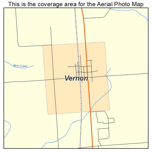 Vernon, IL location map 