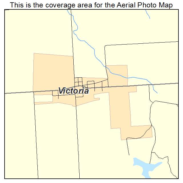 Victoria, IL location map 