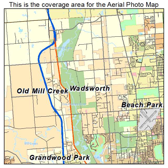 Wadsworth, IL location map 