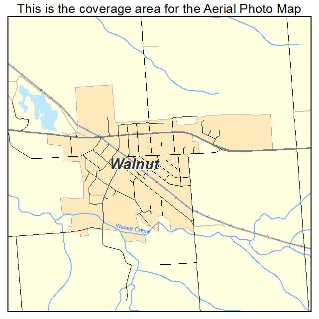 Walnut, IL location map 