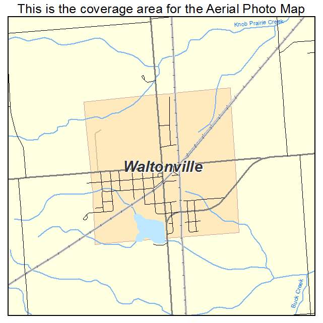 Waltonville, IL location map 