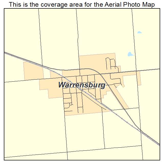 Warrensburg, IL location map 