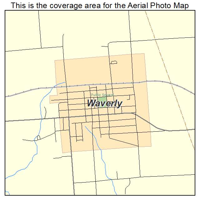 Waverly, IL location map 