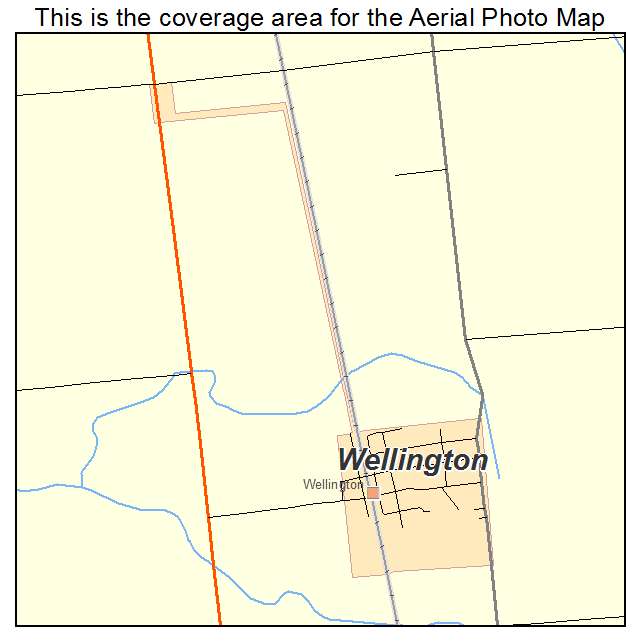 Wellington, IL location map 