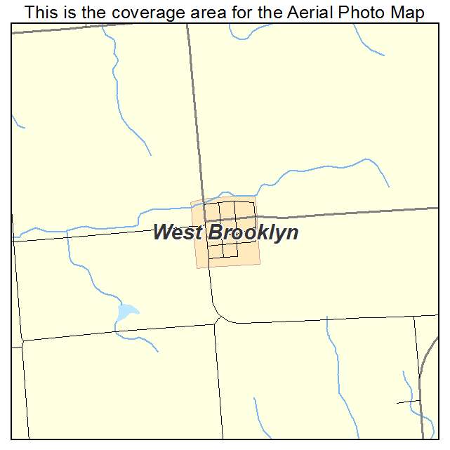 West Brooklyn, IL location map 
