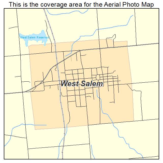 West Salem, IL location map 
