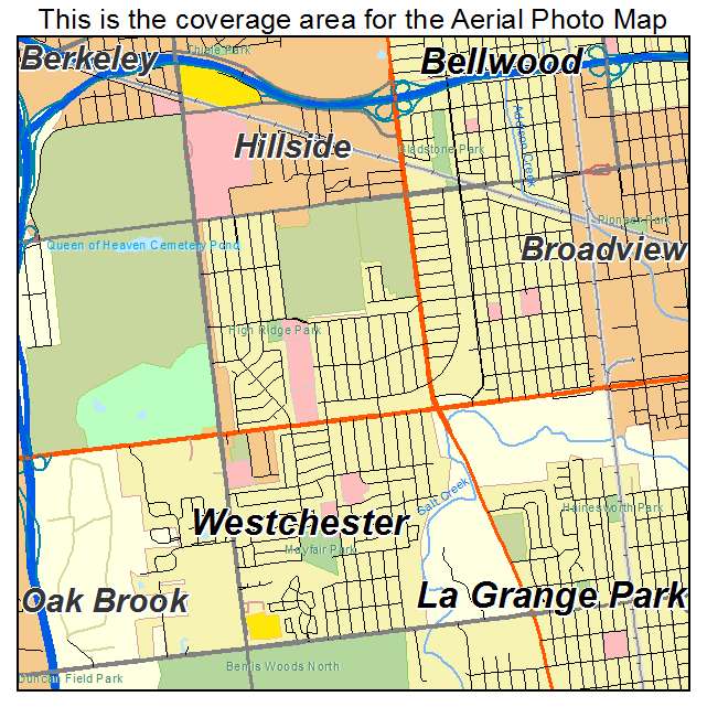 Westchester, IL location map 