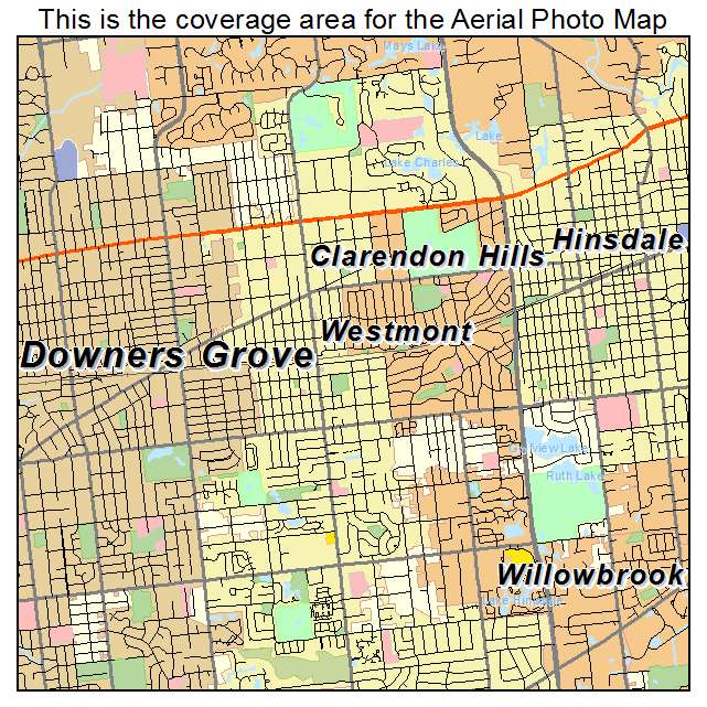 Westmont, IL location map 