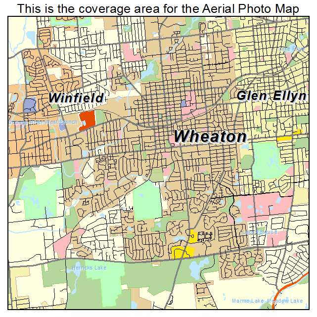Wheaton, IL location map 