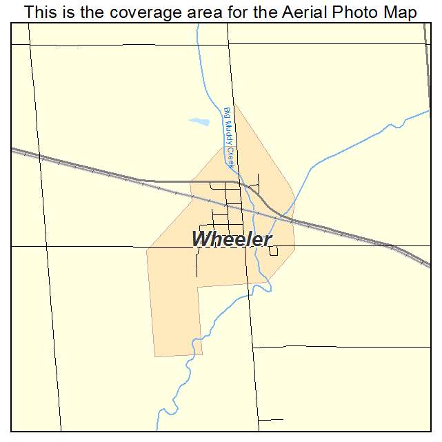 Wheeler, IL location map 