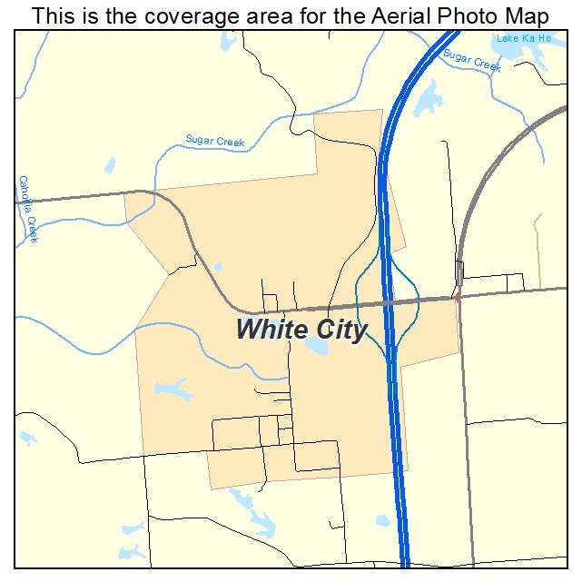 White City, IL location map 