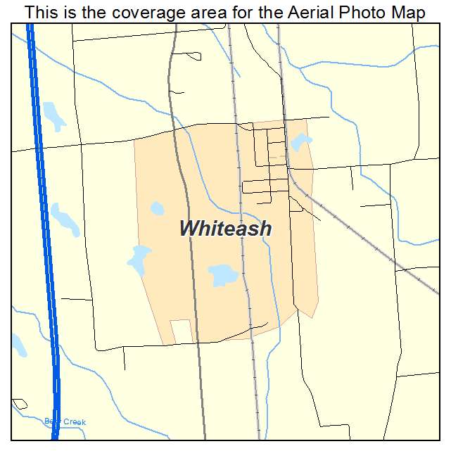 Whiteash, IL location map 