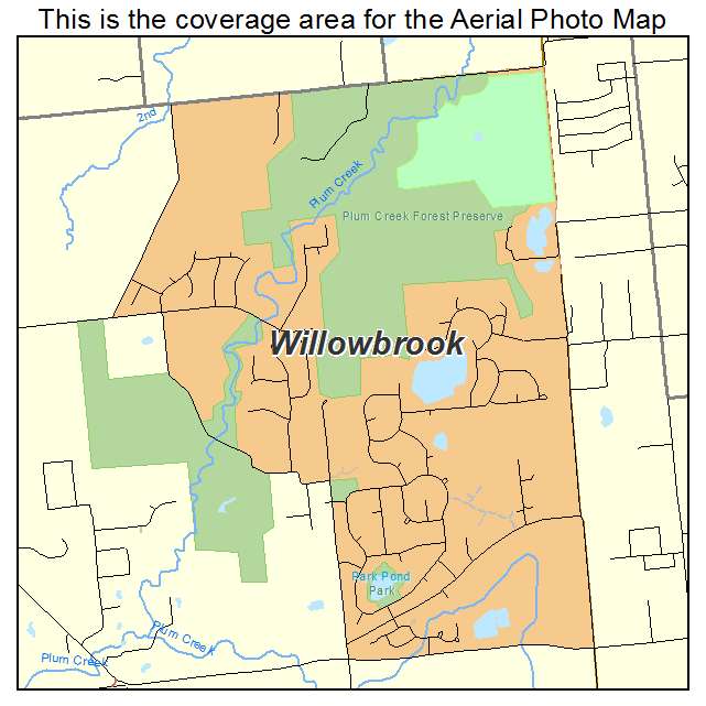 Willowbrook, IL location map 