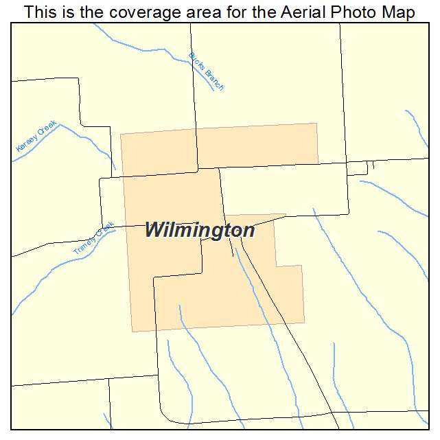 Wilmington, IL location map 