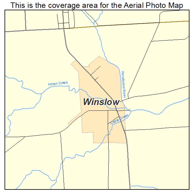 Winslow, IL location map 