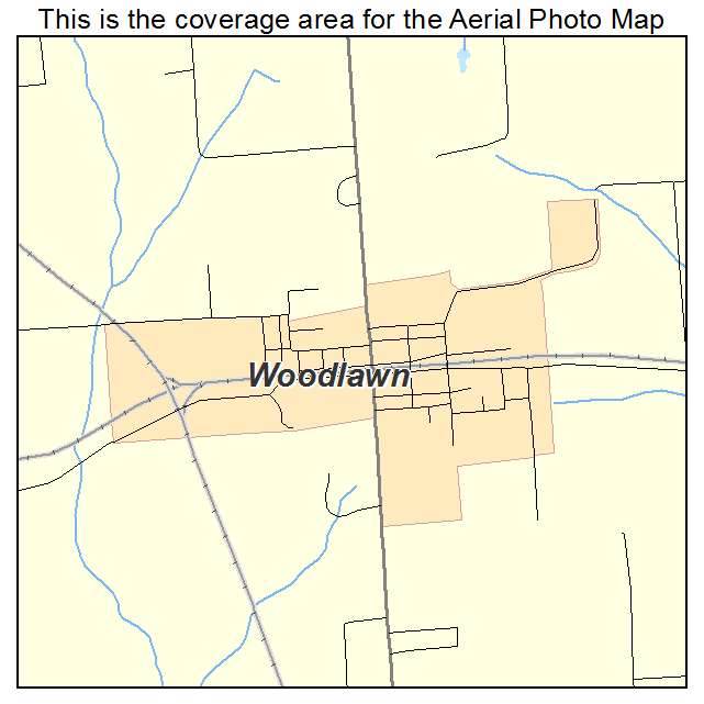 Woodlawn, IL location map 