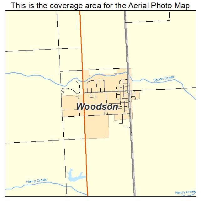 Woodson, IL location map 
