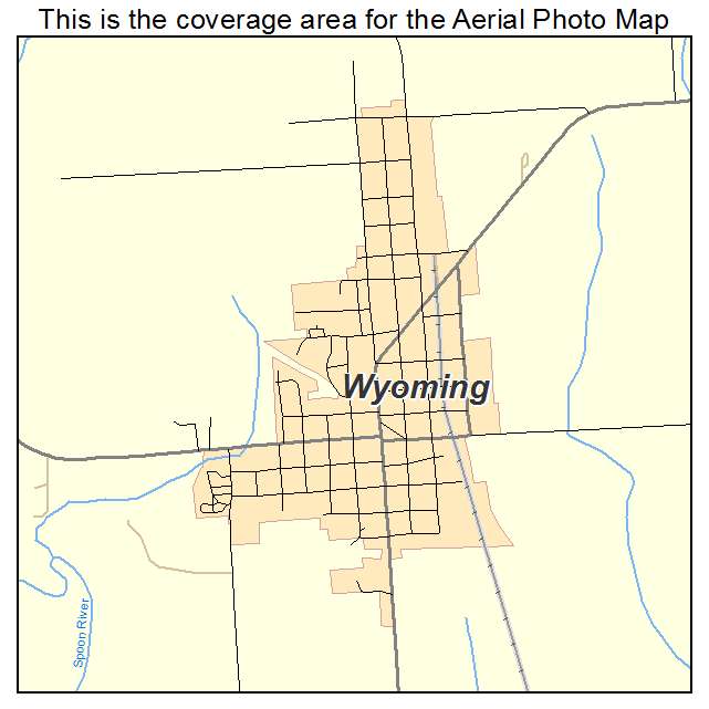Wyoming, IL location map 