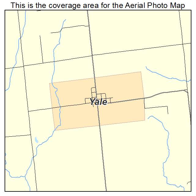 Yale, IL location map 