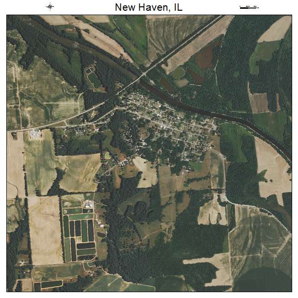 New Haven, IL air photo map
