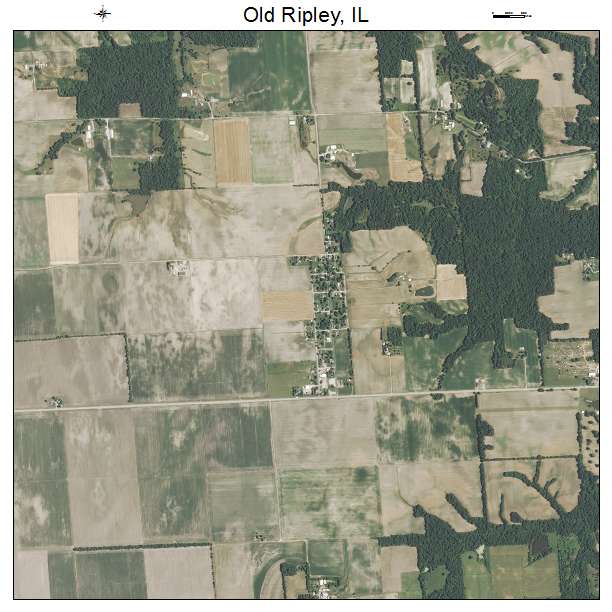Old Ripley, IL air photo map