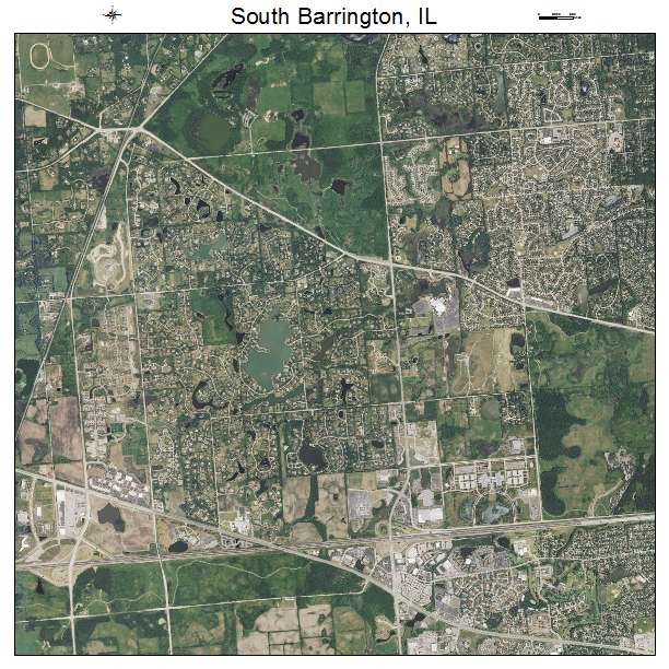 South Barrington, IL air photo map