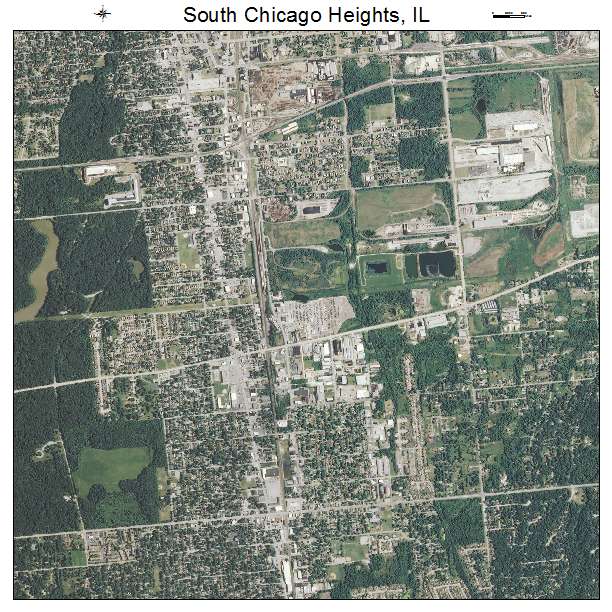 South Chicago Heights, IL air photo map