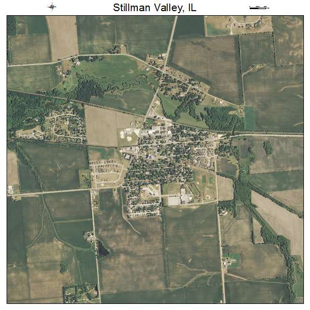 Stillman Valley, IL air photo map