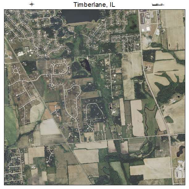 Timberlane, IL air photo map