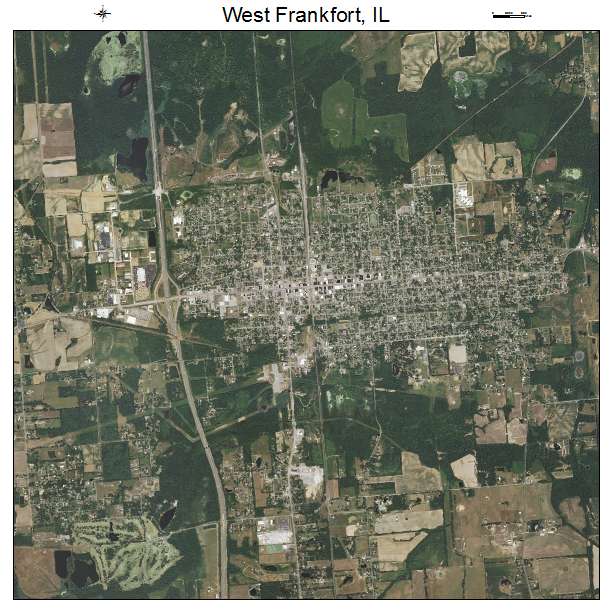 West Frankfort, IL air photo map