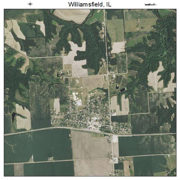 Williamsfield, IL air photo map