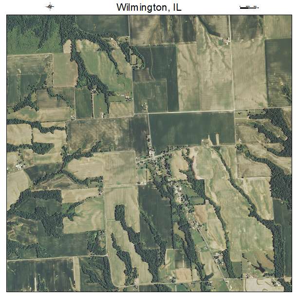 Wilmington, IL air photo map