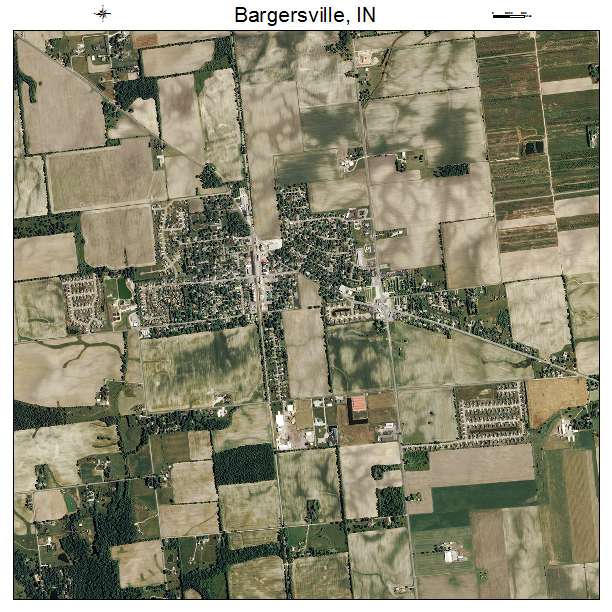 Bargersville, IN air photo map