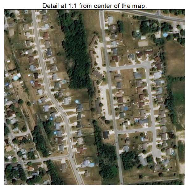 Avilla, Indiana aerial imagery detail