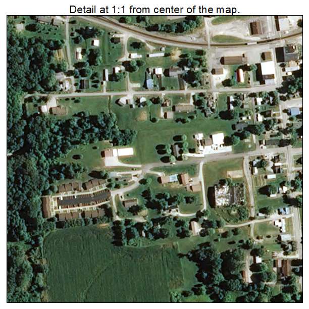Birdseye, Indiana aerial imagery detail