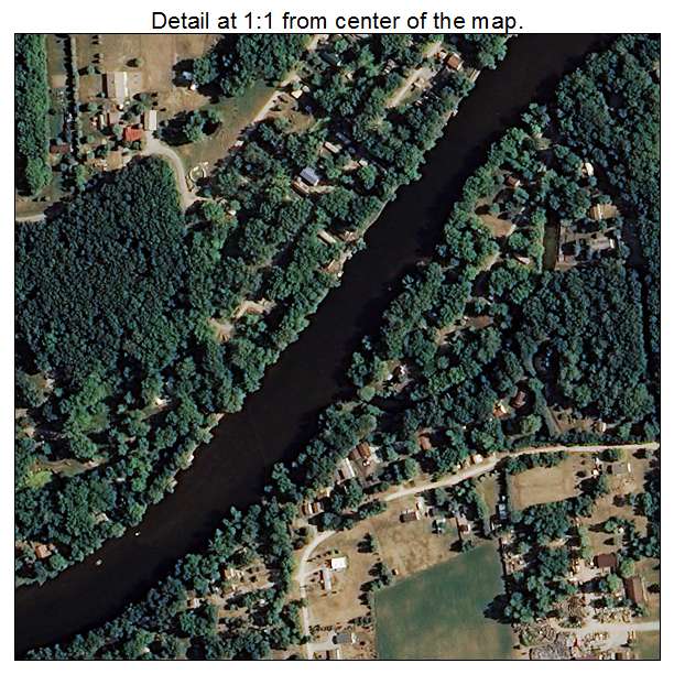 Buffalo, Indiana aerial imagery detail