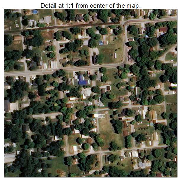 Cynthiana, Indiana aerial imagery detail