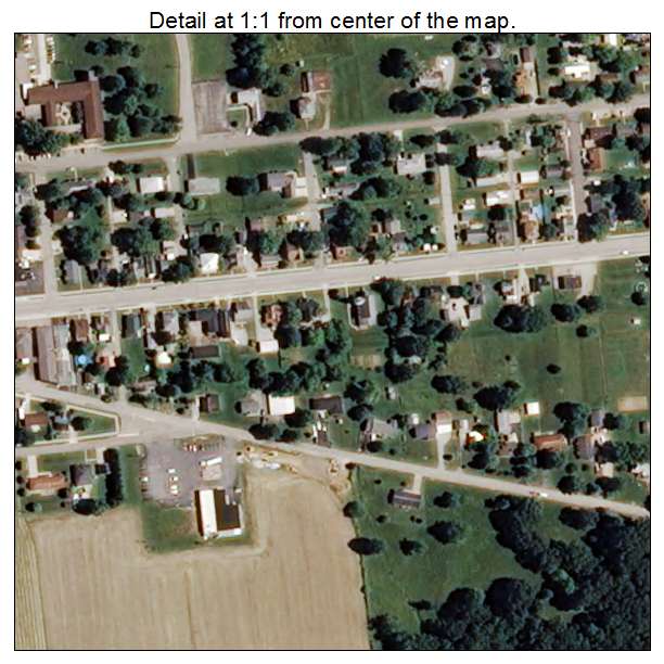 Dillsboro, Indiana aerial imagery detail
