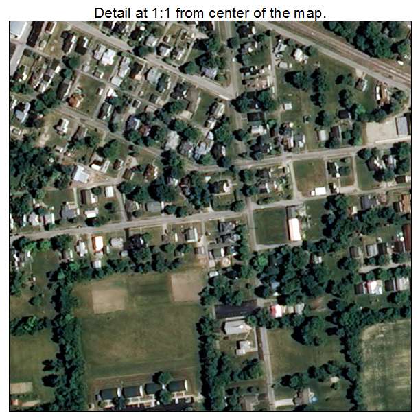 Dunkirk, Indiana aerial imagery detail
