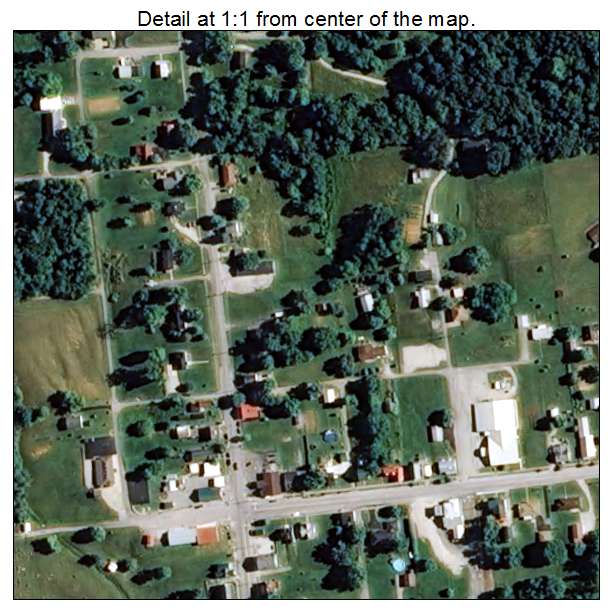 Elizabeth, Indiana aerial imagery detail