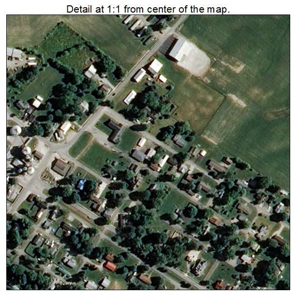 Elizabethtown, Indiana aerial imagery detail