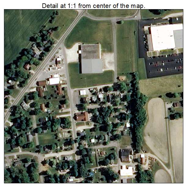 Geneva, Indiana aerial imagery detail
