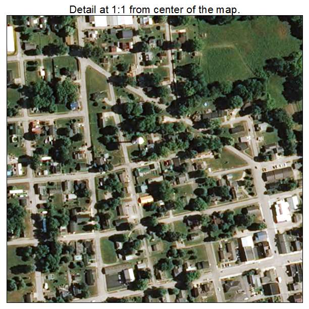 Gosport, Indiana aerial imagery detail