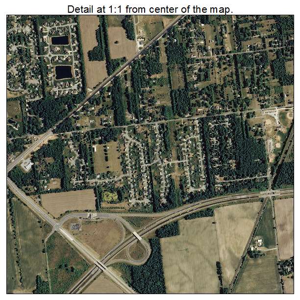 Granger, Indiana aerial imagery detail
