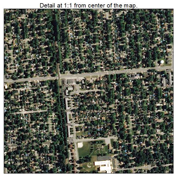 Aerial Photography Map of Griffith, IN Indiana