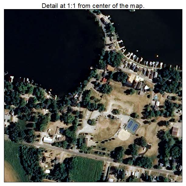 Hamilton, Indiana aerial imagery detail