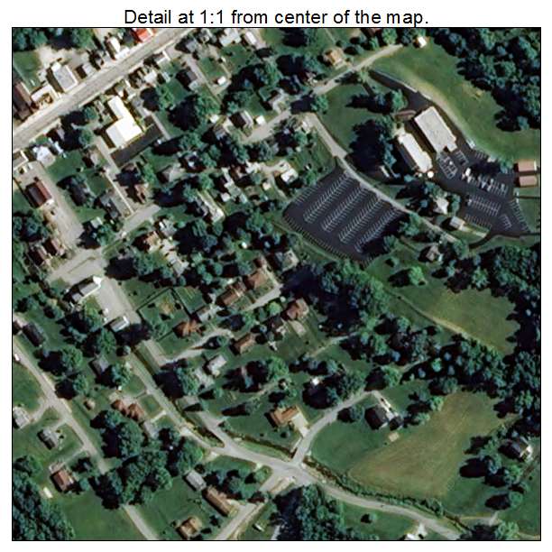 Lanesville, Indiana aerial imagery detail