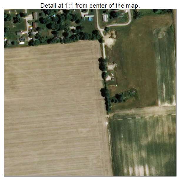 Lyons, Indiana aerial imagery detail