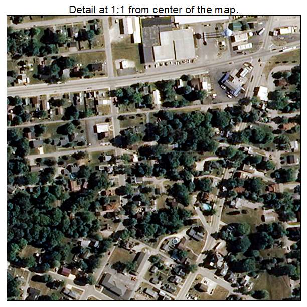 Markle, Indiana aerial imagery detail